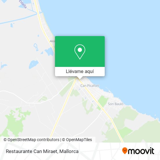 Mapa Restaurante Can Miraet