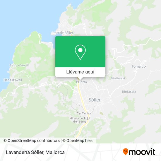 Mapa Lavandería Sóller