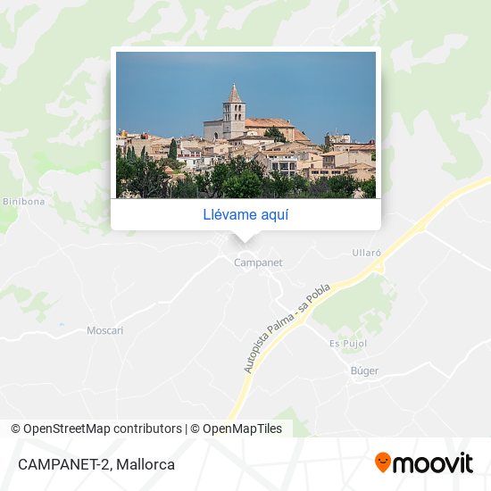 Mapa CAMPANET-2