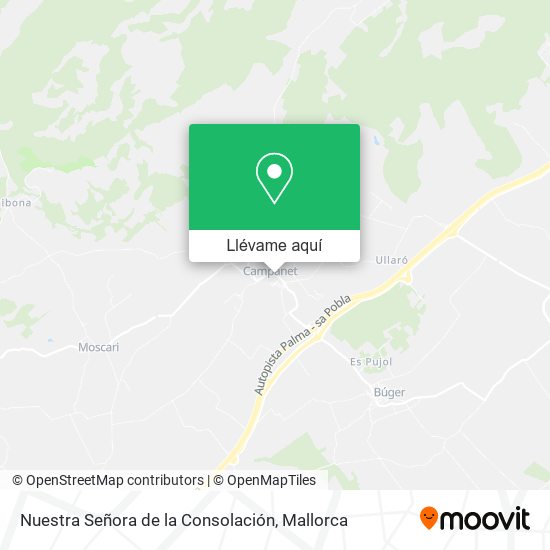 Mapa Nuestra Señora de la Consolación