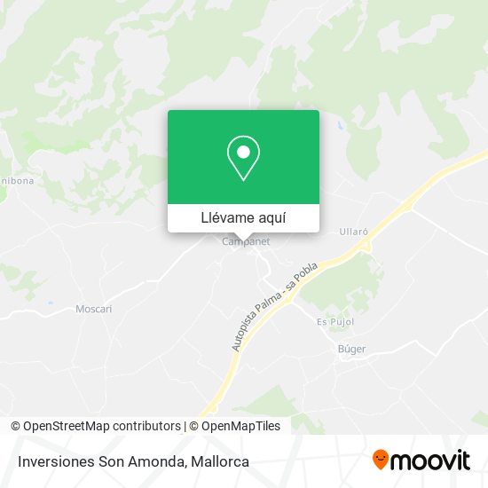 Mapa Inversiones Son Amonda