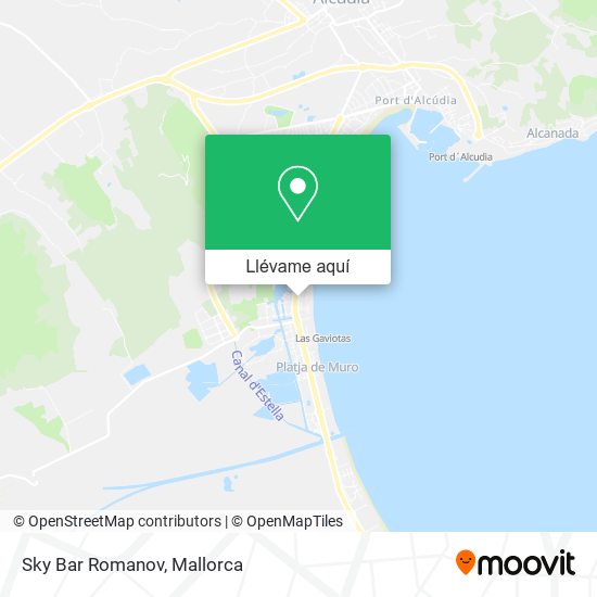 Mapa Sky Bar Romanov