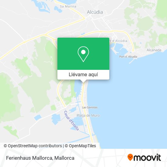 Mapa Ferienhaus Mallorca