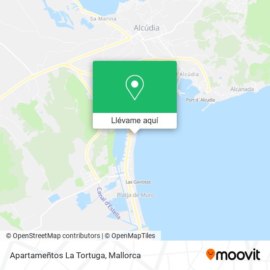 Mapa Apartameñtos La Tortuga