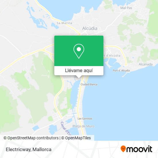 Mapa Electricway