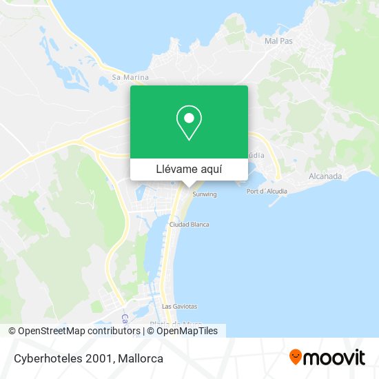 Mapa Cyberhoteles 2001
