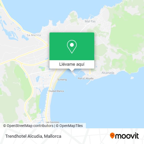 Mapa Trendhotel Alcudia