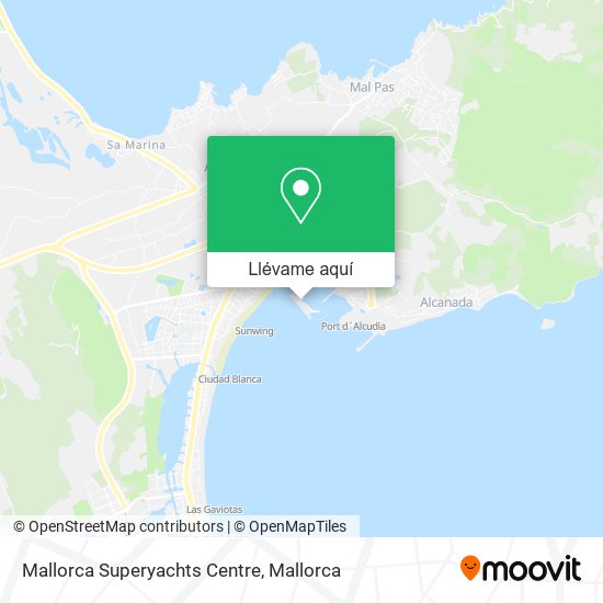 Mapa Mallorca Superyachts Centre