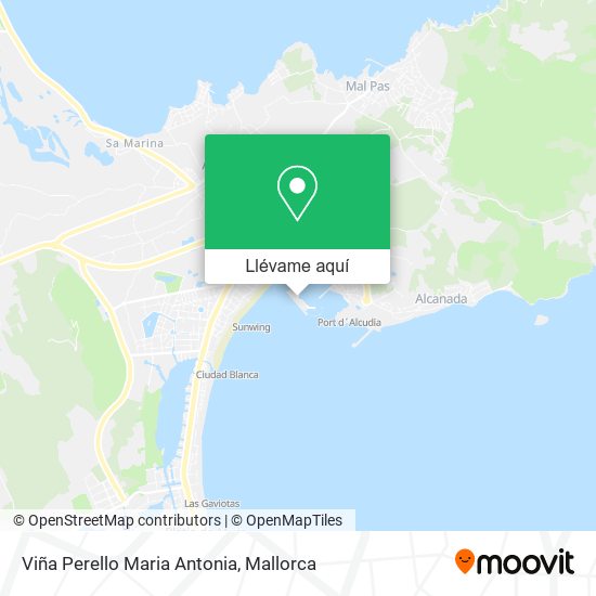 Mapa Viña Perello Maria Antonia