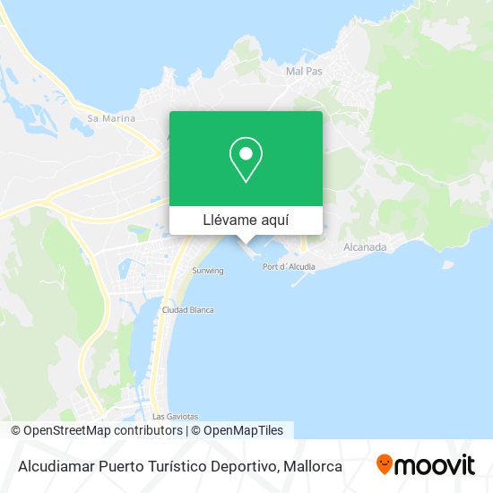 Mapa Alcudiamar Puerto Turístico Deportivo