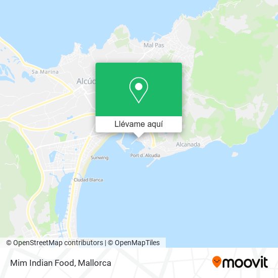 Mapa Mim Indian Food