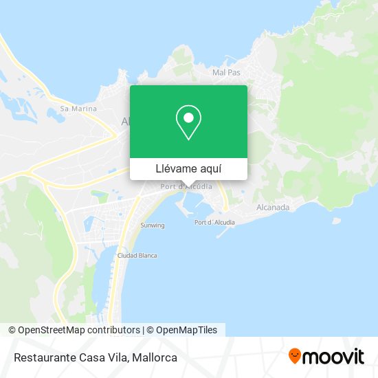 Mapa Restaurante Casa Vila