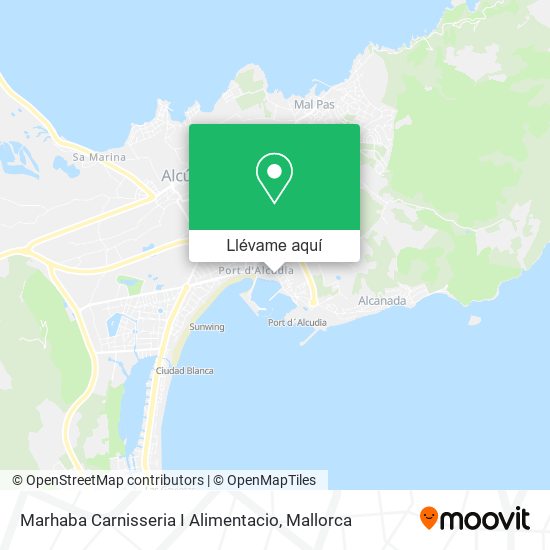 Mapa Marhaba Carnisseria I Alimentacio