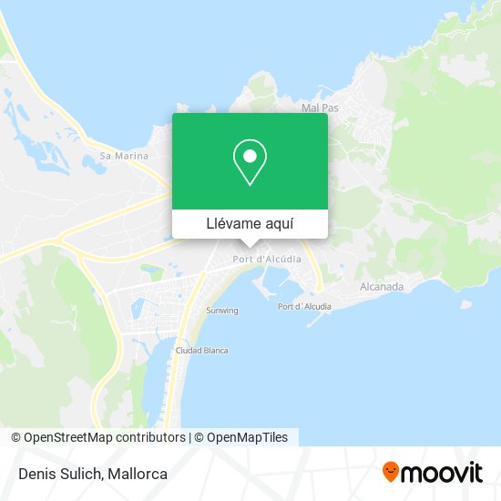 Mapa Denis Sulich