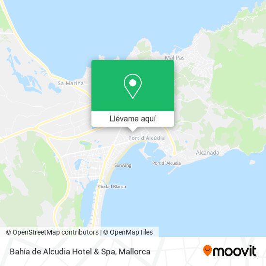 Mapa Bahía de Alcudia Hotel & Spa