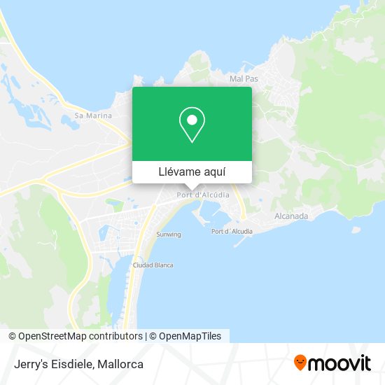 Mapa Jerry's Eisdiele