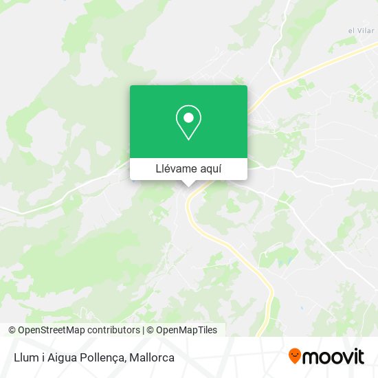 Mapa Llum i Aigua Pollença