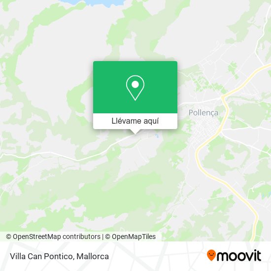 Mapa Villa Can Pontico
