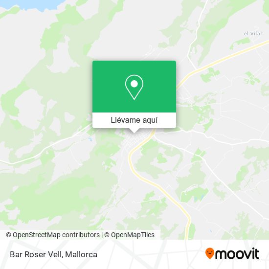 Mapa Bar Roser Vell