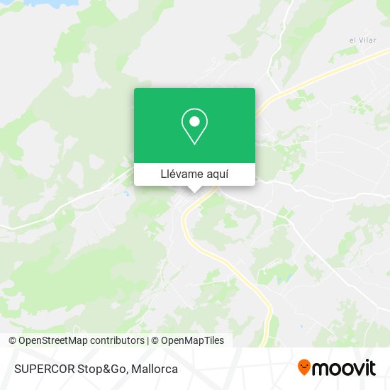 Mapa SUPERCOR Stop&Go