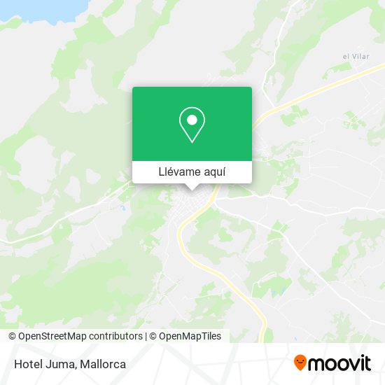 Mapa Hotel Juma