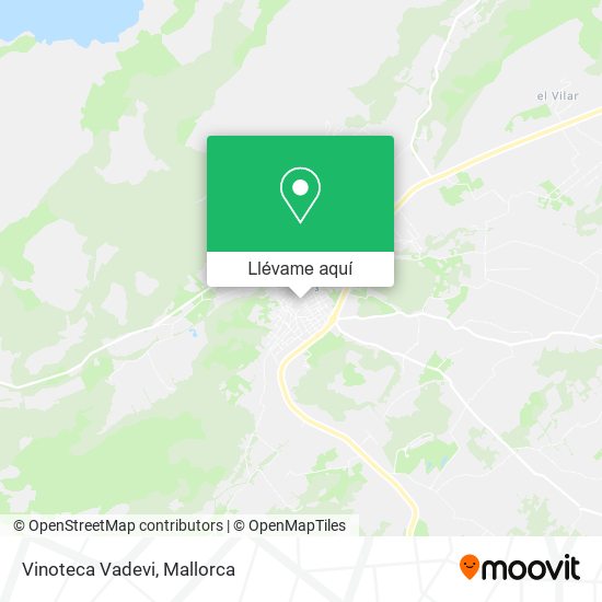 Mapa Vinoteca Vadevi
