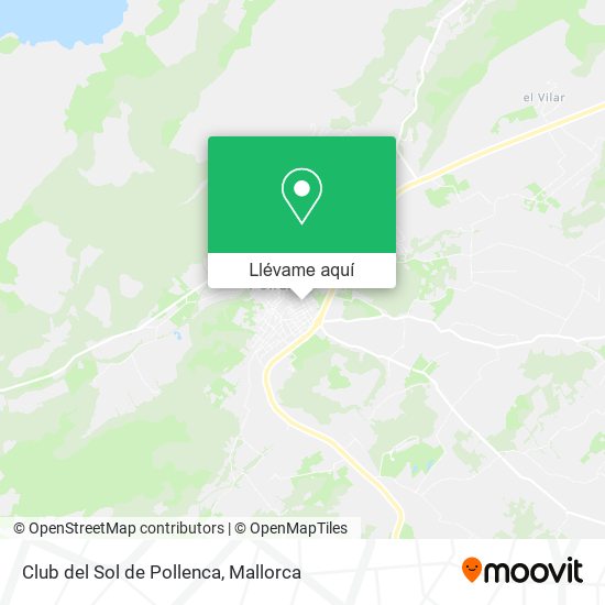 Mapa Club del Sol de Pollenca