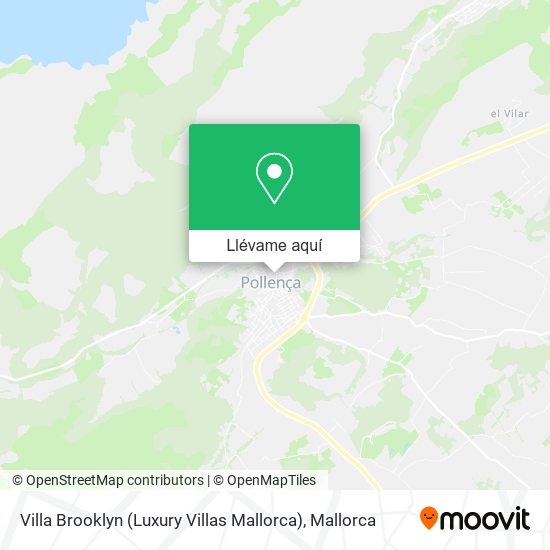 Mapa Villa Brooklyn (Luxury Villas Mallorca)