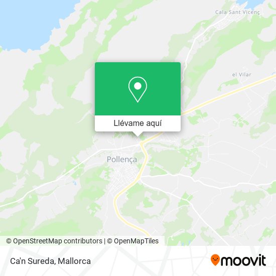 Mapa Ca'n Sureda