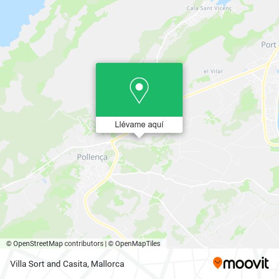 Mapa Villa Sort and Casita