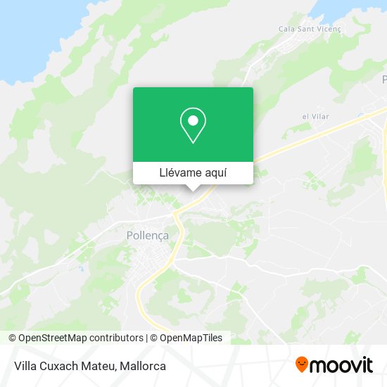 Mapa Villa Cuxach Mateu