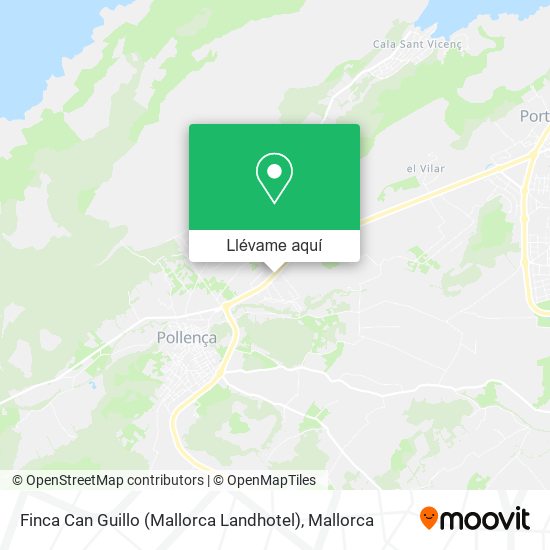 Mapa Finca Can Guillo (Mallorca Landhotel)