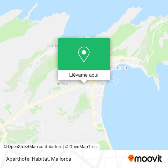 Mapa Aparthotel Habitat
