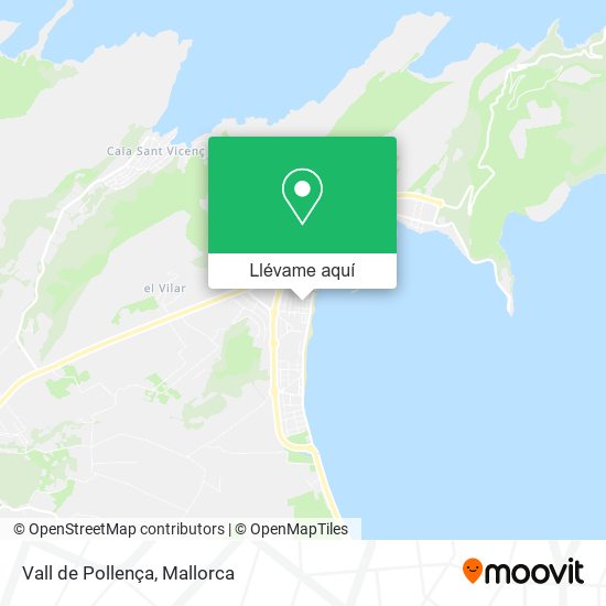 Mapa Vall de Pollença