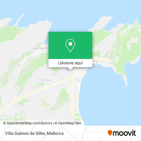 Mapa Villa Suenos de Siller