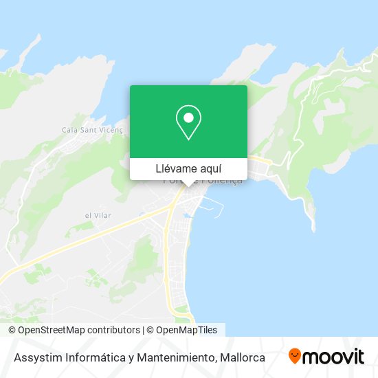 Mapa Assystim Informática y Mantenimiento