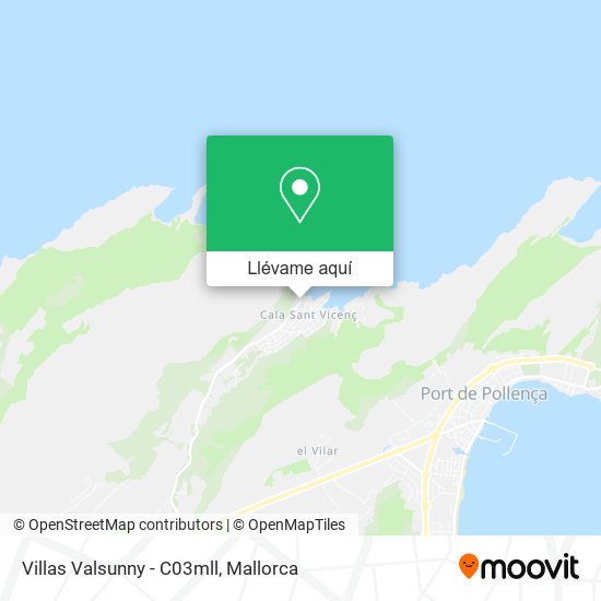 Mapa Villas Valsunny - C03mll