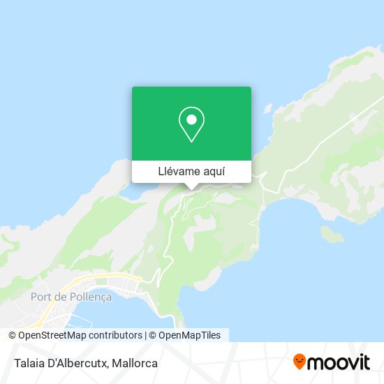 Mapa Talaia D'Albercutx