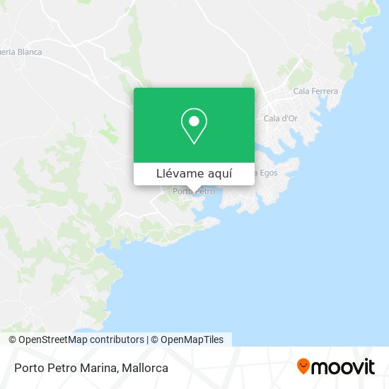Mapa Porto Petro Marina