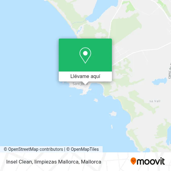 Mapa Insel Clean, limpiezas Mallorca