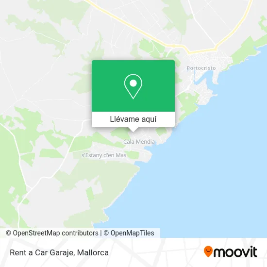 Mapa Rent a Car Garaje