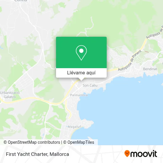 Mapa First Yacht Charter