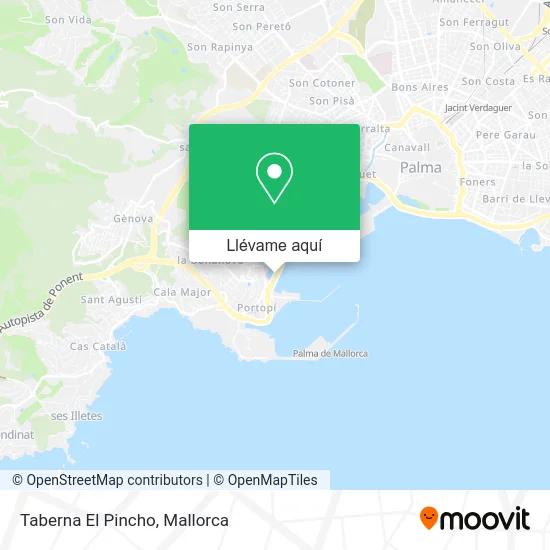 Mapa Taberna El Pincho