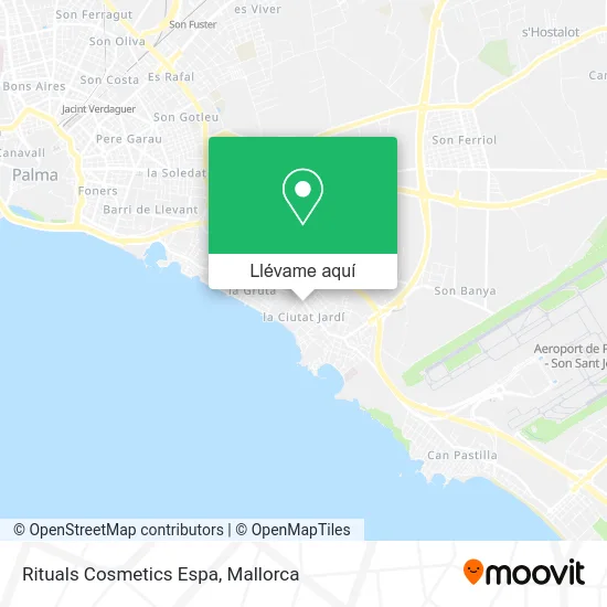 Mapa Rituals Cosmetics Espa