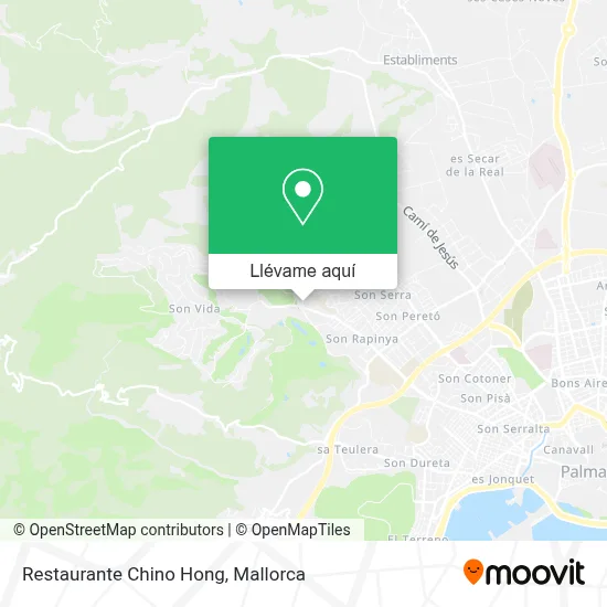 Mapa Restaurante Chino Hong