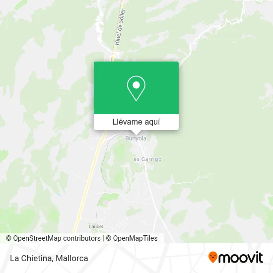 Mapa La Chietina