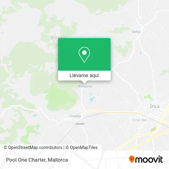 Mapa Pool One Charter