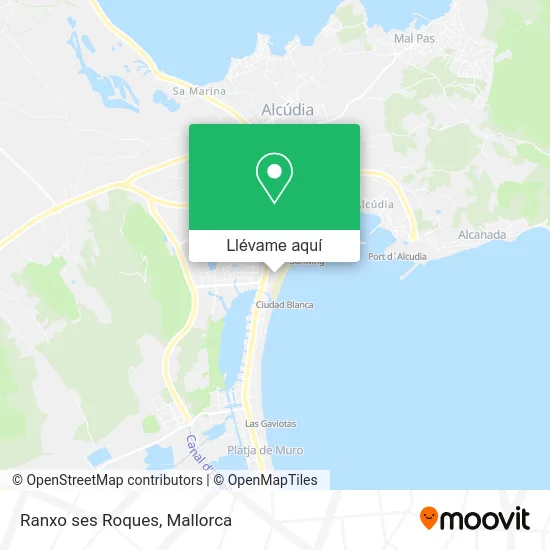 Mapa Ranxo ses Roques