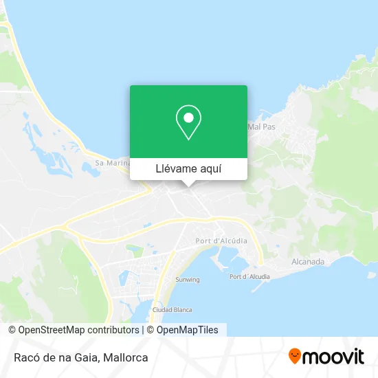 Mapa Racó de na Gaia