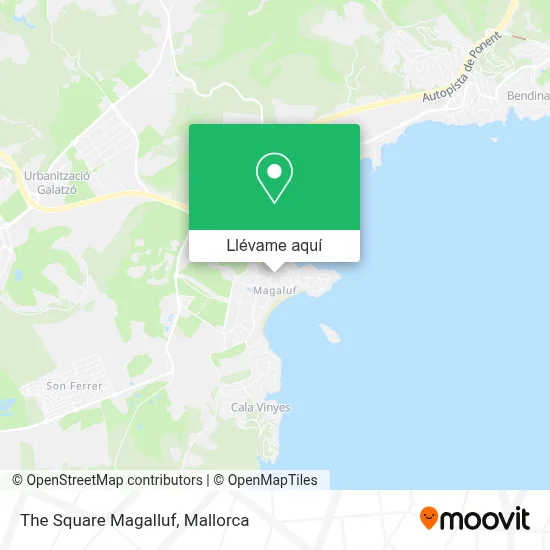 Mapa The Square Magalluf
